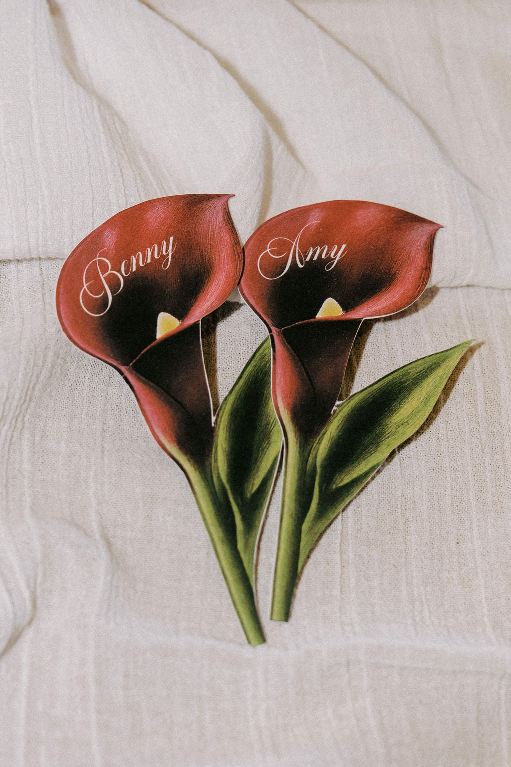 Calla Lily Place Card
